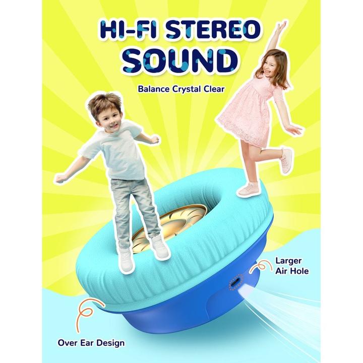 Immagine prodotto Iclever Headphone Kids BT & Cable LED