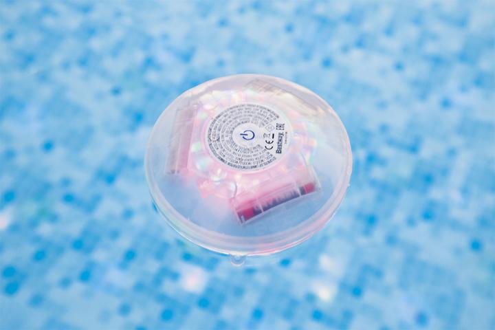 Actual product image Bestway Flowclear LED Floating Pool Light