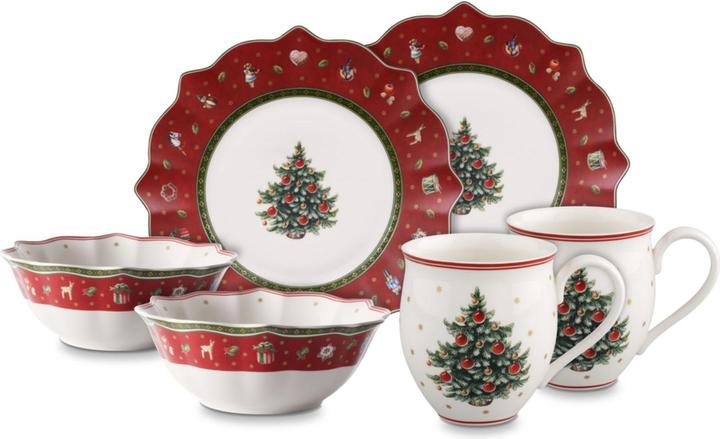 Breakfast for 2 rot, Set 6tlg. Toy's Delight (6 Piece)