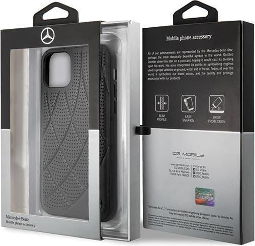 Produktbild Mercedes-Benz Bow Line - iPhone 12 mini 5.4 - Schwarz - Hard Case Cover - Original Schutzhülle (Apple iPhone 12 mini)