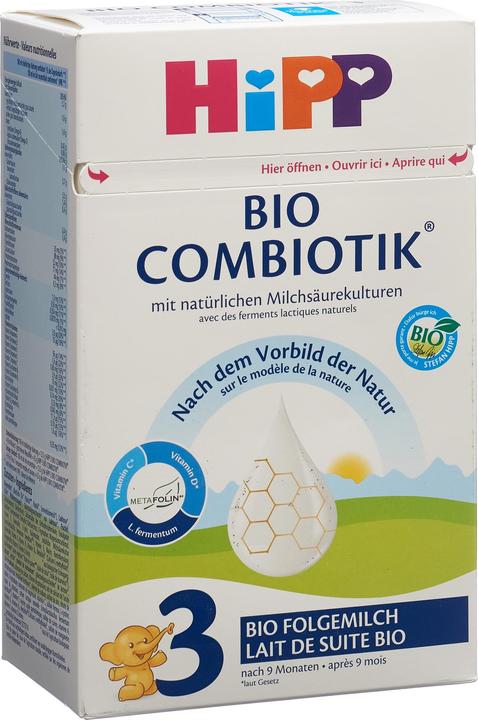 Hipp 3 bio combiotik pdr (600 g, à partir de 10 m.)