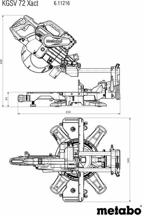 Produktbild Metabo KGSV 72 Xact