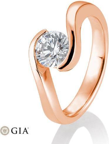 Produktbild Breuning Ring Schwung 0,80-1,50 ct. (53, 585/14 K Gold)