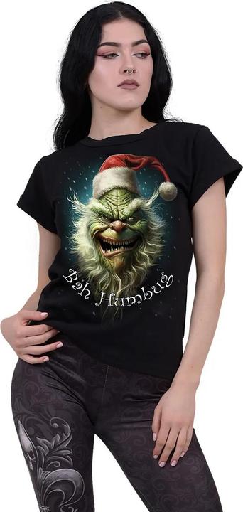 Actual product image Spiral Womens/Ladies Bah Humbug Short-Sleeved T-Shirt (XXL)