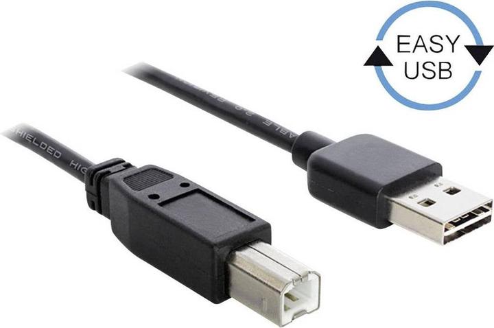 Actual product image Delock USB A — USB B (3 m, USB 2.0, 2.50 W)
