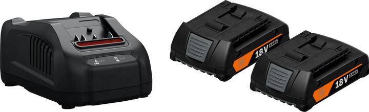 Fein 2x batterie + chargeur Kit de démarrage GBA 18 V 2.0 Ah AS (18 V)
