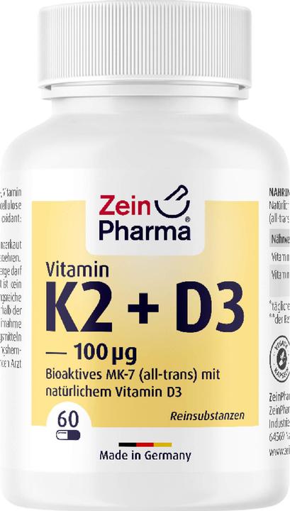 Produktbild Zein Pharma Vitamin K2 (60 Stück, Kapseln)