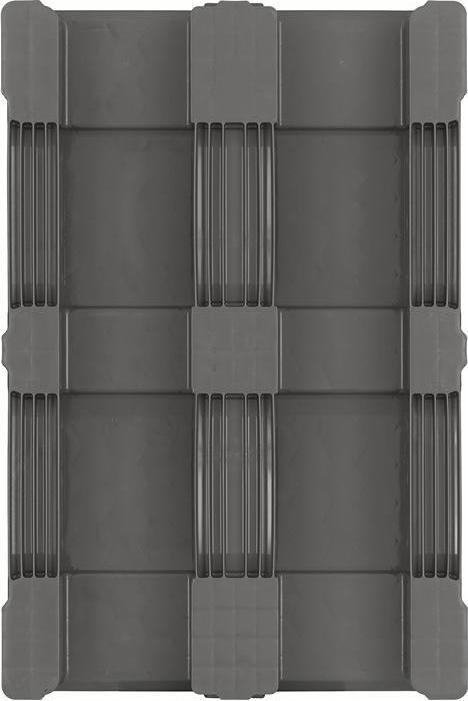 Produktbild Craemer Kunststoffpalette L1200xB800xH160mm 3 Kufen geschl.HDPE