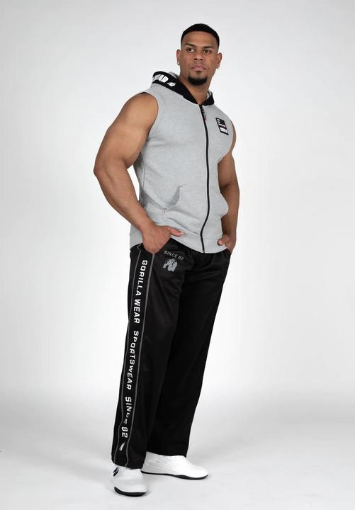 Immagine prodotto Gorilla Wear Canotta con cappuccio Milwaukee Zip - Grigio (L)