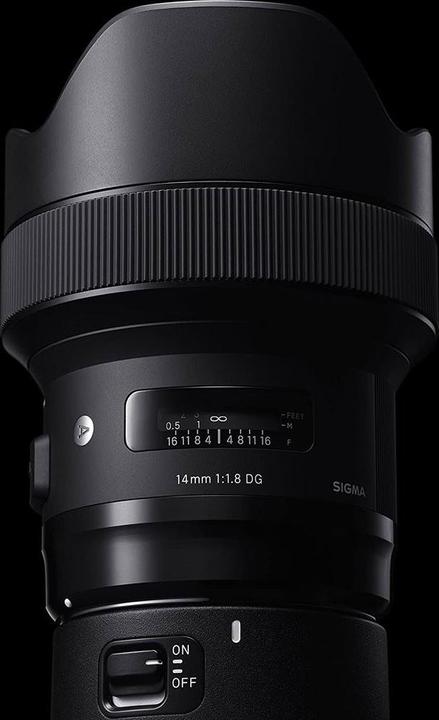 Produktbild Sigma 14mm f/1,8 DG HSM ART, Nikon F (EU) (Nikon F, Vollformat, APS-C / DX)