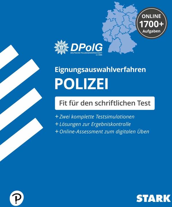 Produktbild Eignungsauswahlverfahren (Einstellungstest) Polizei. Alle Landespolizeien (Deutsch, Deutsche Polizeigewerkschaft DPolG, 2020)