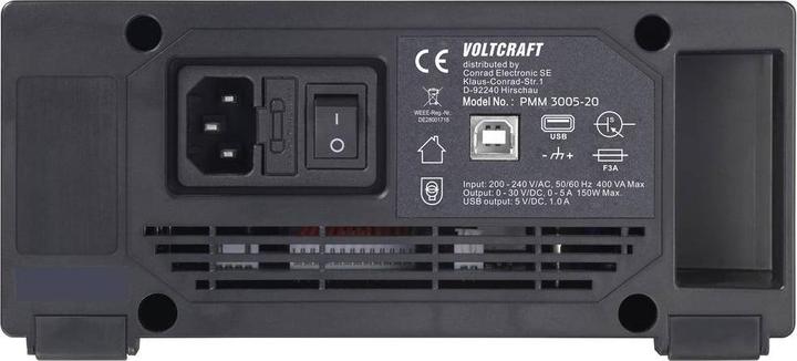 Actual product image Voltcraft PMM 3005-20 Multimeter and power supply digital CAT II 600 V display (C (CAT II 600V)
