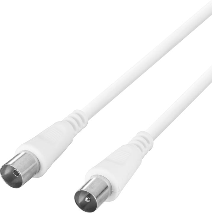 Produktbild Deltaco Cable for TV, 75 Ohm, 5.0m, whit