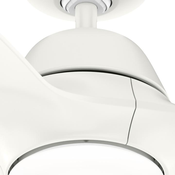 Actual product image Hunter Fans DC Deckenventilator Calabasas Weiss mit LED (40 dB)