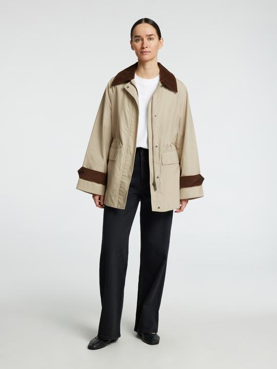 Actual product image Selected Femme Coated cotton jacket (38)