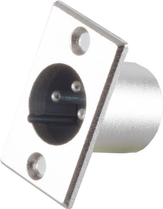 Shiverpeaks Basic S-XLR stekker, flensmontage