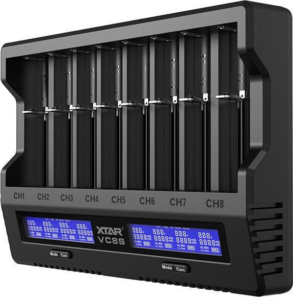 Immagine prodotto Xtar 18650-Akku-Ladegerät VC8S (Batteria + Caricabatterie)