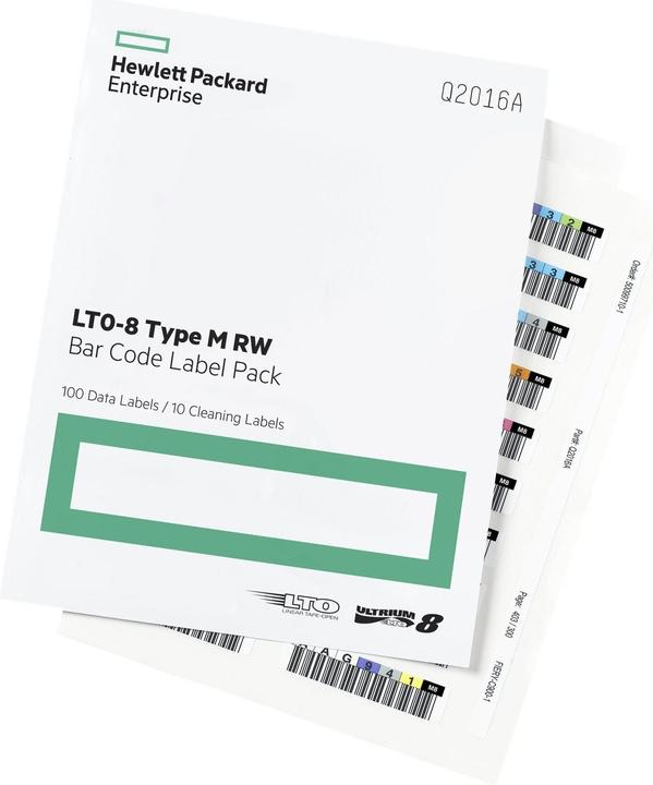 HP Lto-8 Ultrium Rw Bar Code Label Pack (LTO)