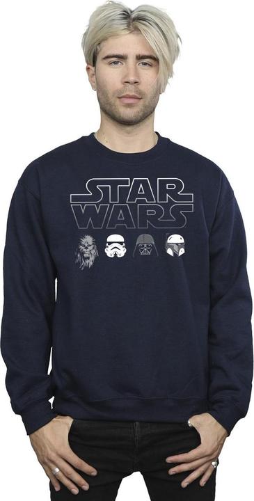Produktbild Star Wars Character Heads Sweatshirt (L)