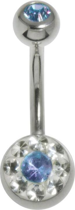 Produktbild Bijouteria Bauchpiercing (Epoxiharz, Kristall, Chirurgenstahl 316L)