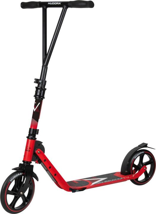 Actual product image Hudora Wheel 205 with V-shaped handlebar - Red
