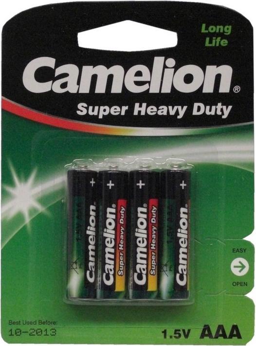 Produktbild Camelion Super Heavy Duty R03P-BP4G - Batterie 4 x AAA (4 Stk., AAA, 550 mAh)