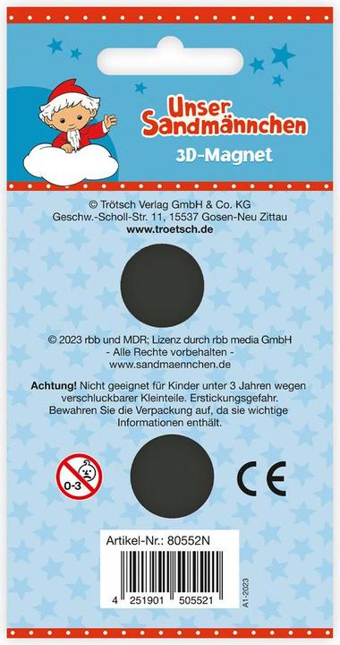 Actual product image Our Sandman magnet roll