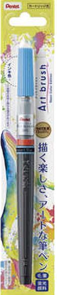 Immagine prodotto Pentel Penna a punta di feltro Pennello a colori Edizione colori neon, blu chiaro (Blu chiaro)