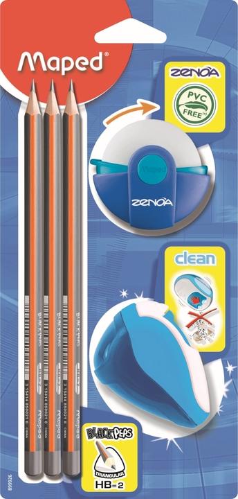 Actual product image Magni Multi Kit Maped 5-piece Eraser,Sharpener,3 Lead (1 x)
