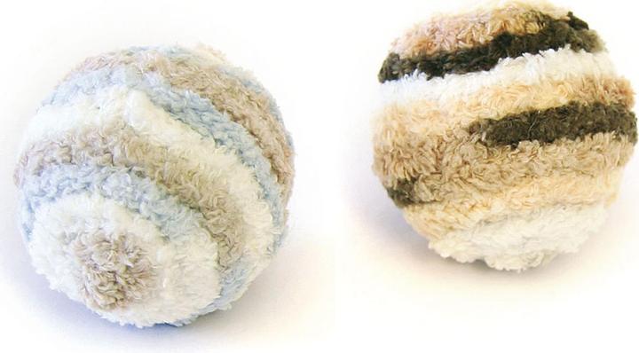 Swisspet Cat toy towelling ball with Catnip (Cat ball toy, Catmint toy)