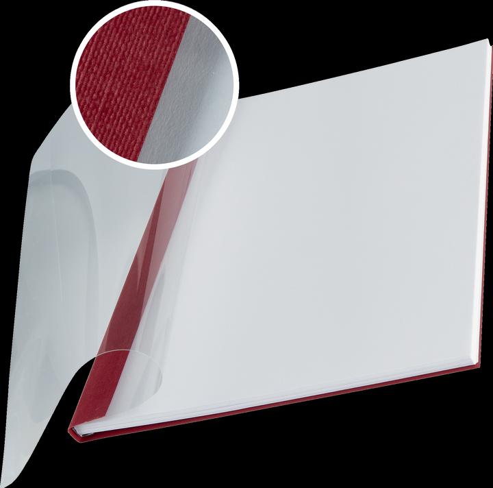 Actual product image Leitz impressBIND folders Soft Cover A4 10 pcs - 7 mm, bordeaux (A4, 10 x)
