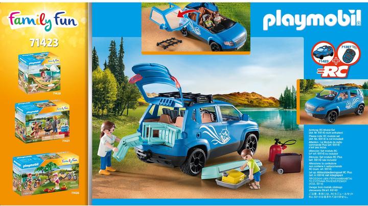Image du produit Playmobil 71423 Caravane avec voiture (71423, Playmobil Family Fun)
