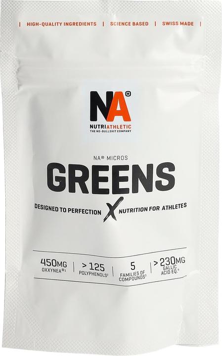 Actual product image Nutriathletic GREENS Caps (30 Piece, Capsules, 135 g)