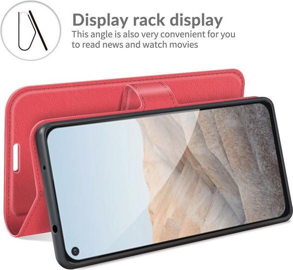 Produktbild MU Classic Litchi Leder Bookcover Series (Google Pixel 5a)
