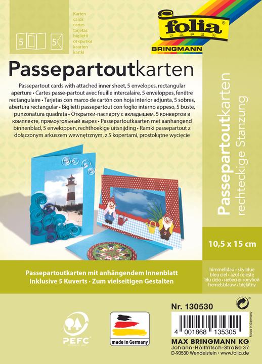 Immagine prodotto Folia Passepartout 220g/m², punzonatura rettangolare (5 pz.)