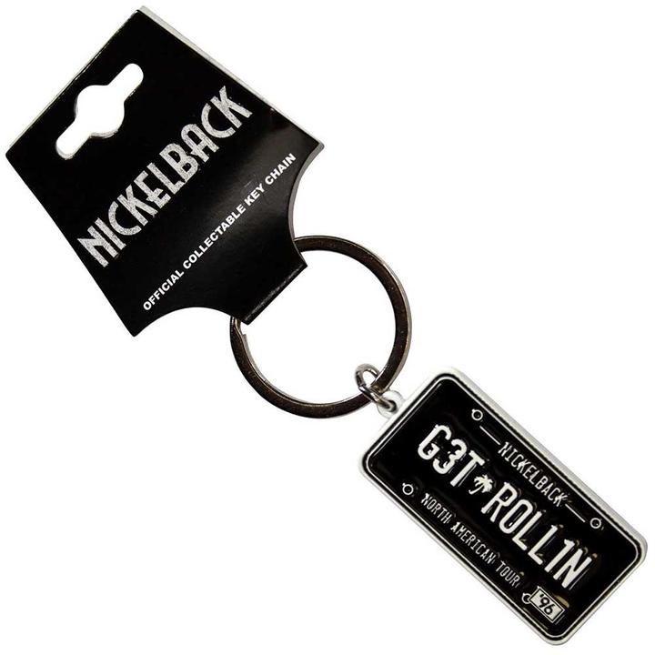 Actual product image Nickelback License Plate Keyring