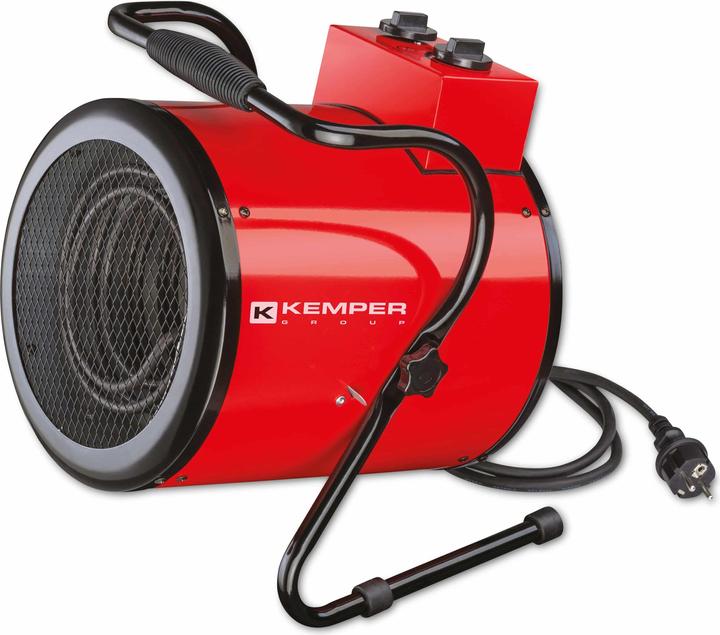 Kemper Heteluchtkanon / Elektrische heater - 3 standen 1500W/3000W en ventilator - 400 m3/h