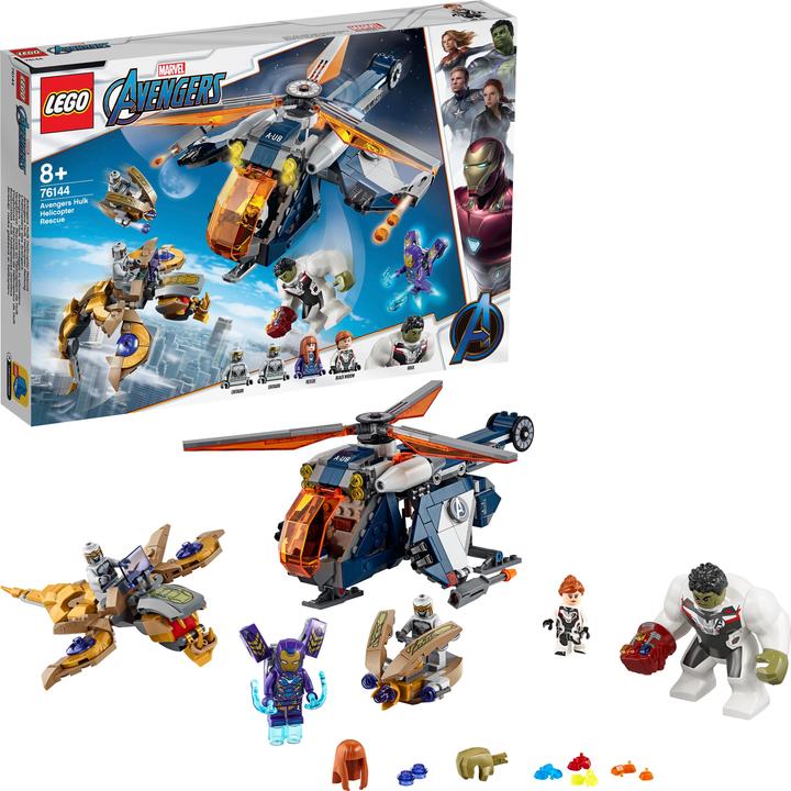 Actual product image LEGO Avengers Hulk Helicopter Rescue (76144, LEGO Marvel)