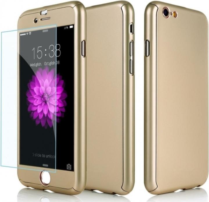 Productafbeelding Floveme 360 graden kogelvrij glas case iPhone 6/6S all-round bescherming (1 Stuk, Apple iPhone 6s)