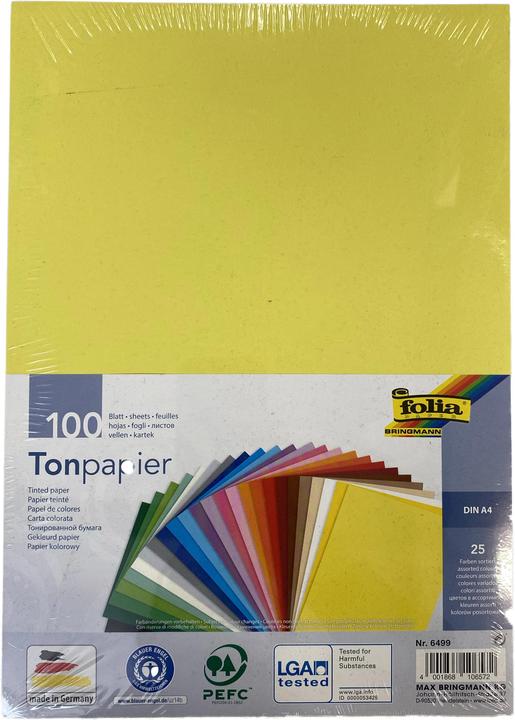Image du produit Folia Tonpapier (130 g/m², 100 x)