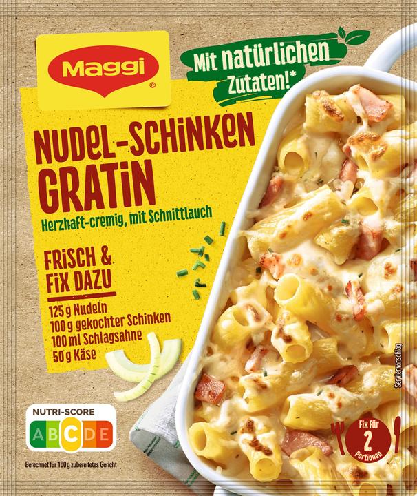 Produktbild Maggi Fix Nudel Schinken Gratin (33 g)