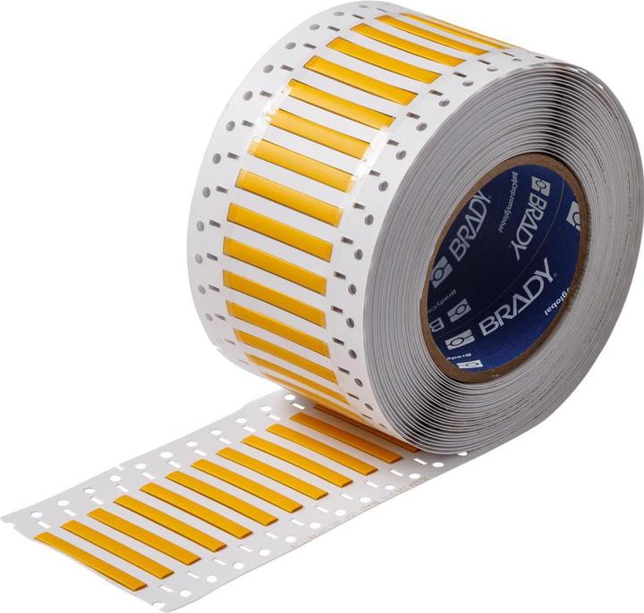 Actual product image Brady 3:1DPS-4.8x50-B7646-YL, Diesel resistant heat shrink tubing, yellow, 50.8 x 4.8mm, for cable duct