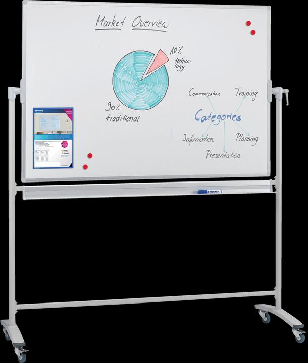 Actual product image Franken Whiteboard Mobile Pivot Enamel (180 x 120 cm)