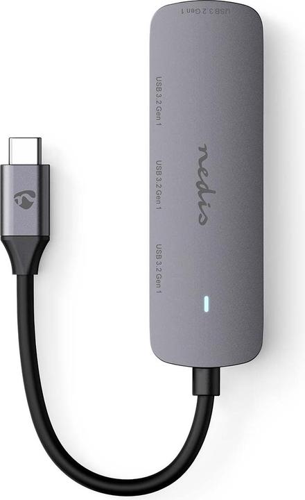 Produktbild Nedis USB-Hub 1x USB-C™ - 4x USB A, 4-Port port(s), USB 3.2 Gen1, Stromversorgung über USB, 5 Gbps (USB-C, 4 Ports)