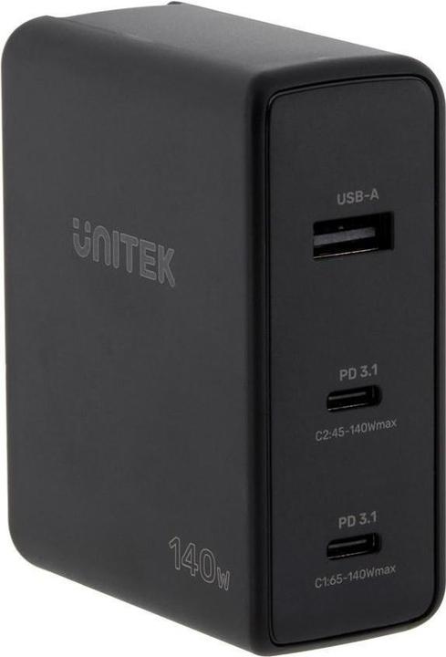 Immagine prodotto Unitek ŁADOWARKA GAN 2X USB-C USB-A 140W (140 W)