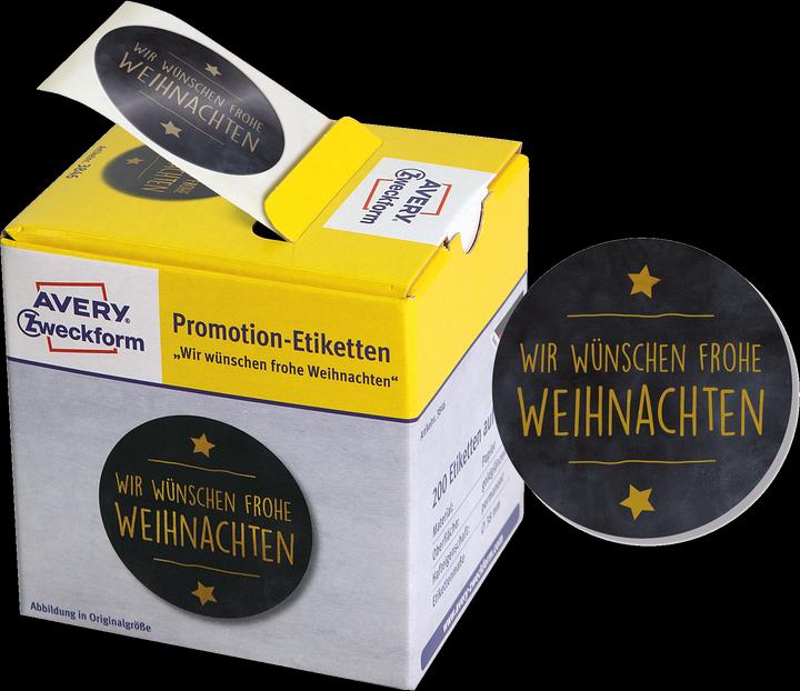 Produktbild Avery Promotion Aufkleber Weihnachten
