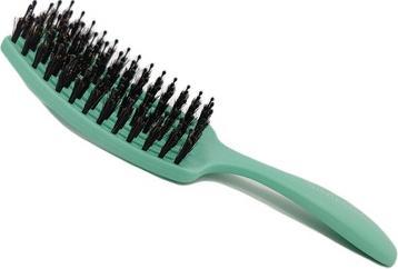 Olivia Garden Care Mini Detangling Brush for Kids Mint Green Boar Bristles