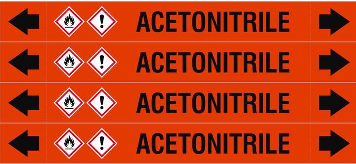 Energie-Label Brady ASME - Rohrmarkierer - Acetonitrile