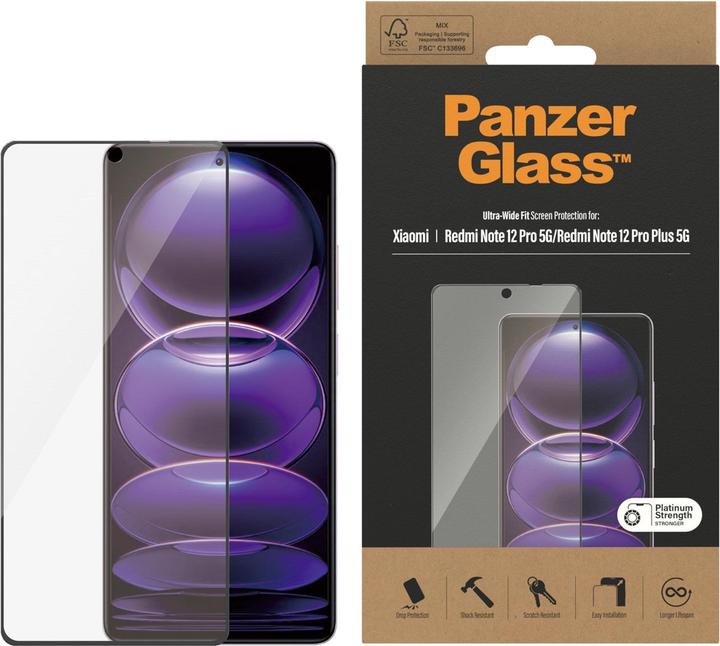 Produktbild PanzerGlass Screen Protector (1 Stück, Xiaomi Redmi Note 12 Pro 5G)