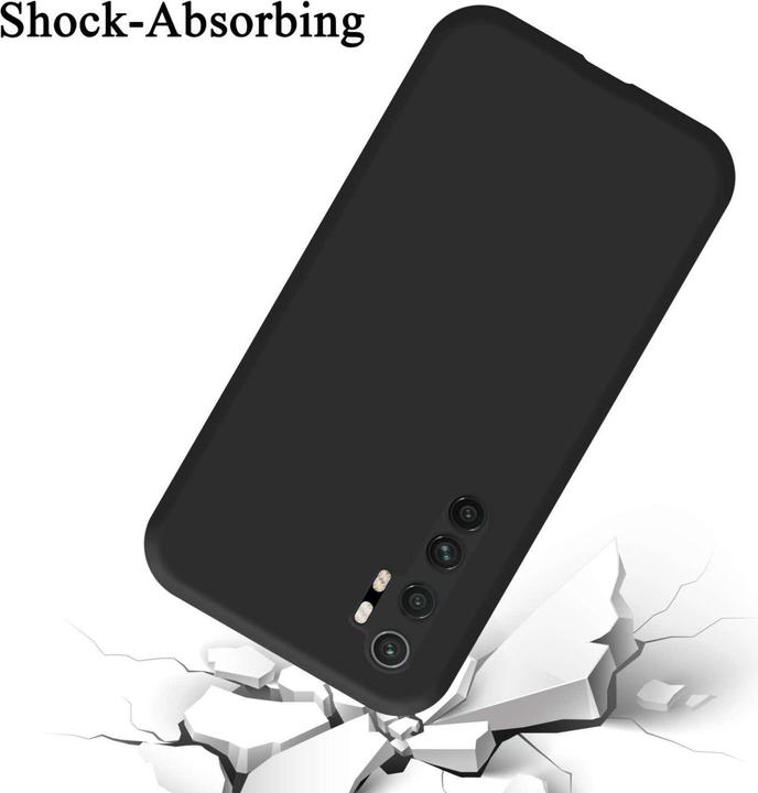 Actual product image Cadorabo Bumper Case for Xiaomi Mi NOTE 10 LITE TPU Liquid Silicone Cover for Xiaomi Mi NOTE 10 LITE (Mi Note 10 Lite)